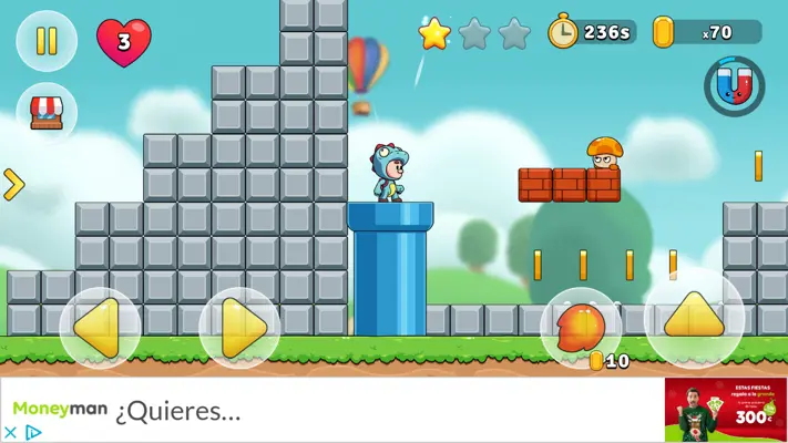 Pop's World - Running game android App screenshot 1